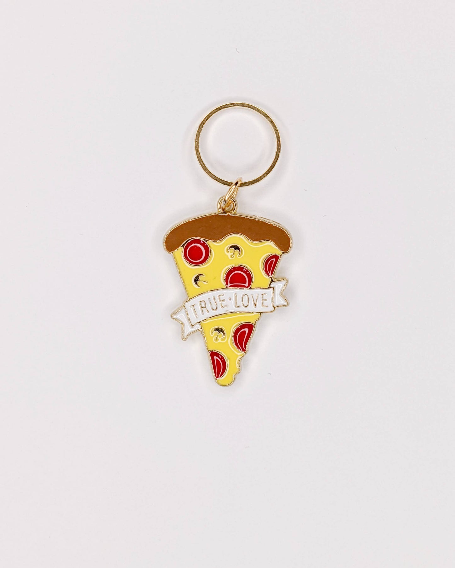 Kuvassa on Hello Kim Junk Food #2 -pikaruoka -silmukkamerkkisetti (stitch marker).