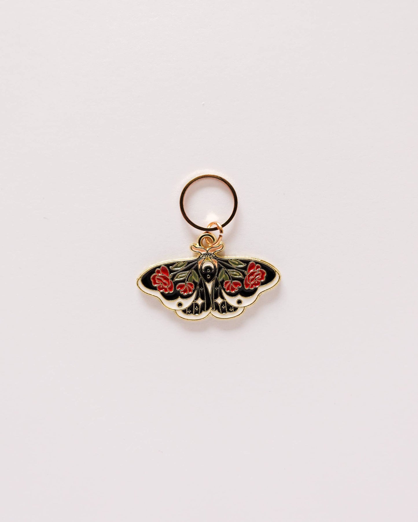 Kuvassa on Hello Kim Butterflies -Perhoset -silmukkamerkkisetti (stitch marker).