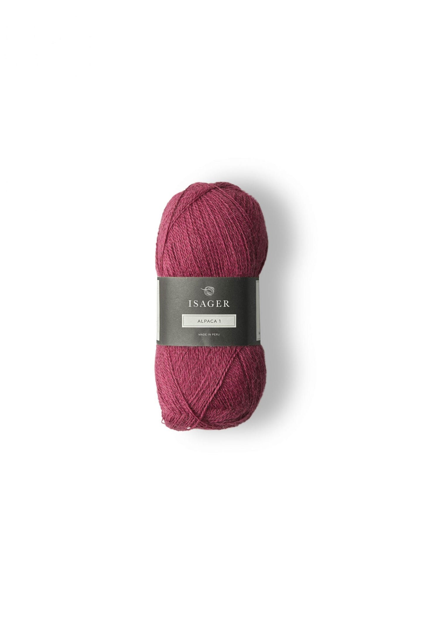 Kuvassa on Isager Alpaca 1 -lanka (yarn) värissä 17.