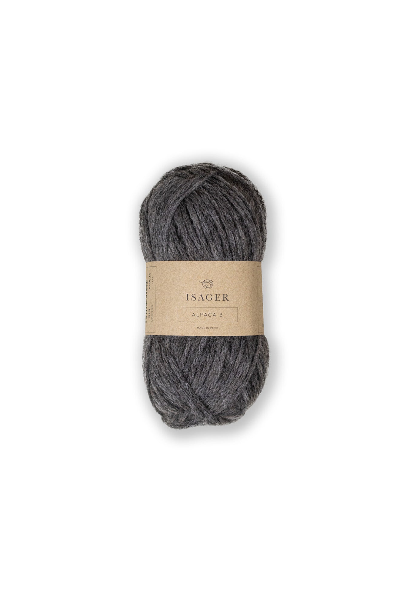 Kuvassa on Isager Alpaca 3 -lanka (yarn) värissä E4s.