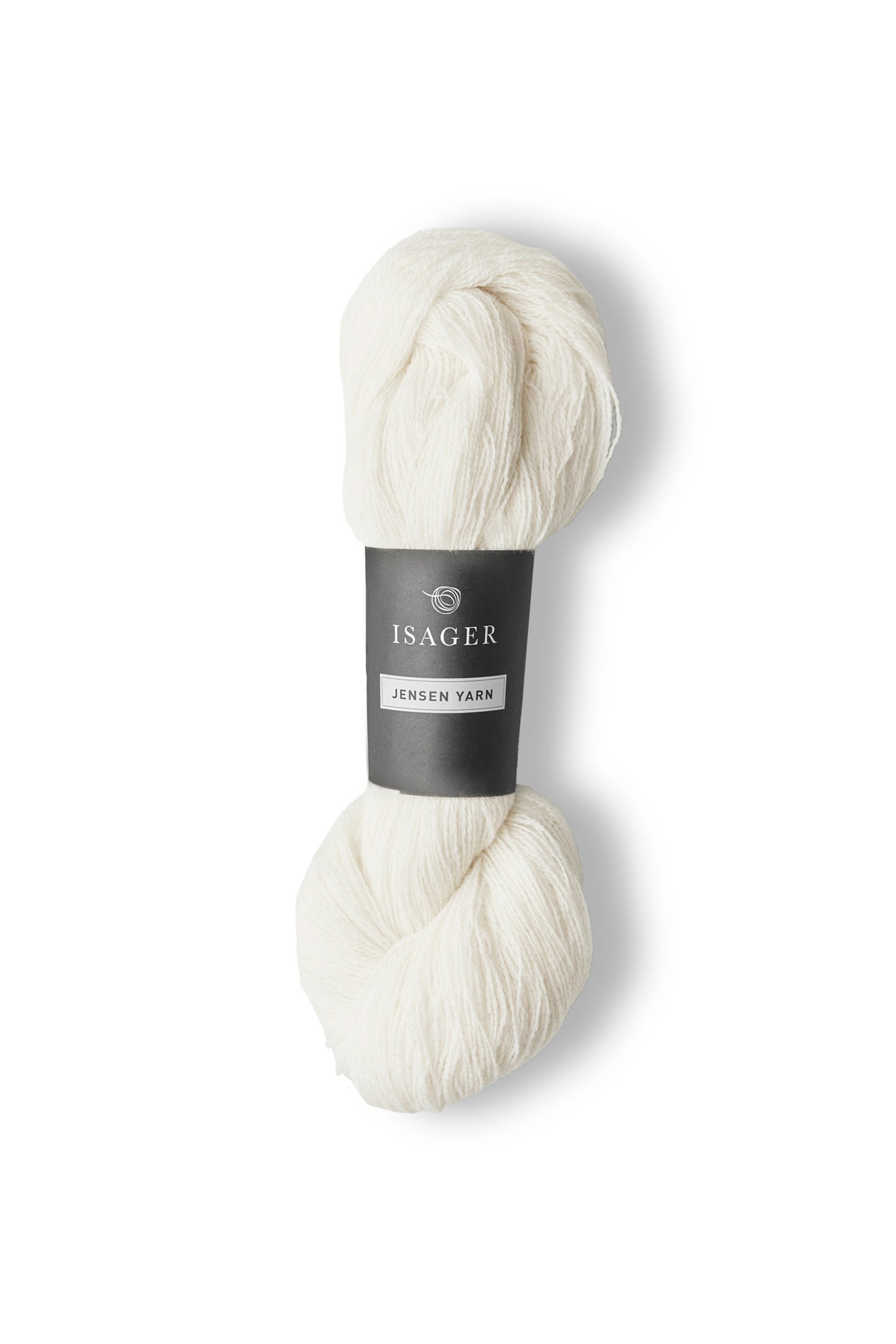 Kuvassa on Isager Jensen -lanka (yarn) sävyssä O.