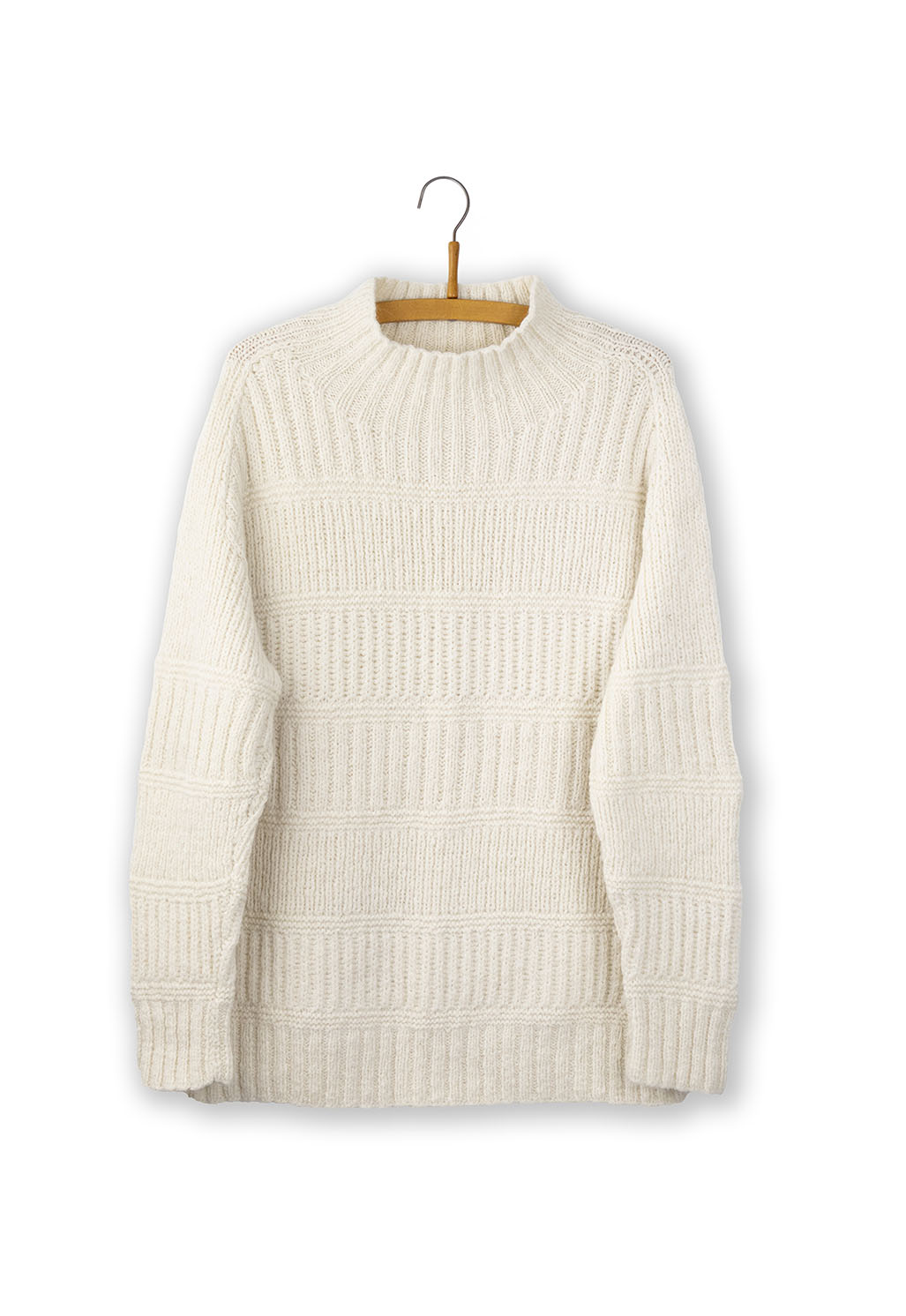 Kuvassa on Isagerin Ret, Rib og Patent -neuleohje (pattern).