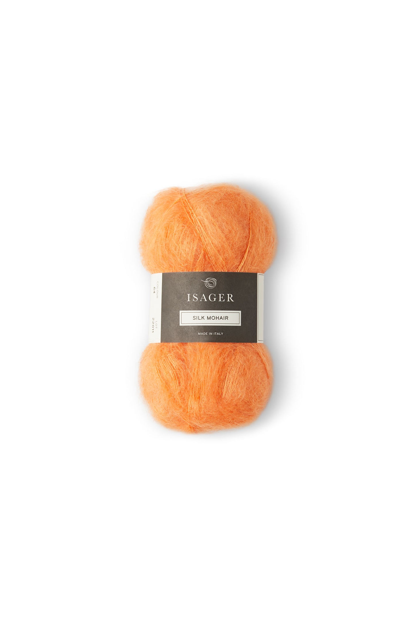 Kuvassa on Isager Silk Mohair -lanka (yarn) värissä 64.