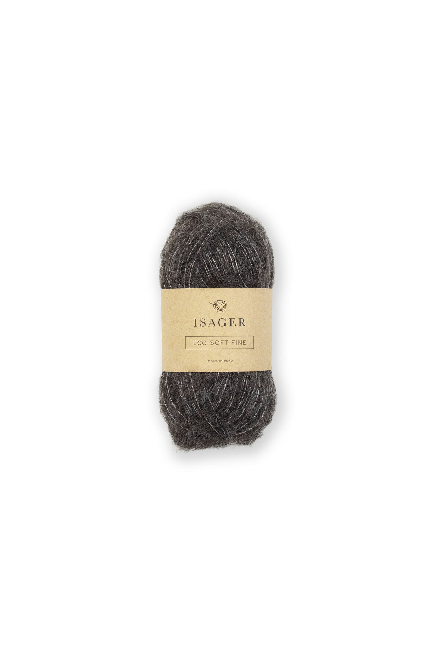 Kuvassa on Isager Soft Fine lanka (yarn) värissä E4s.