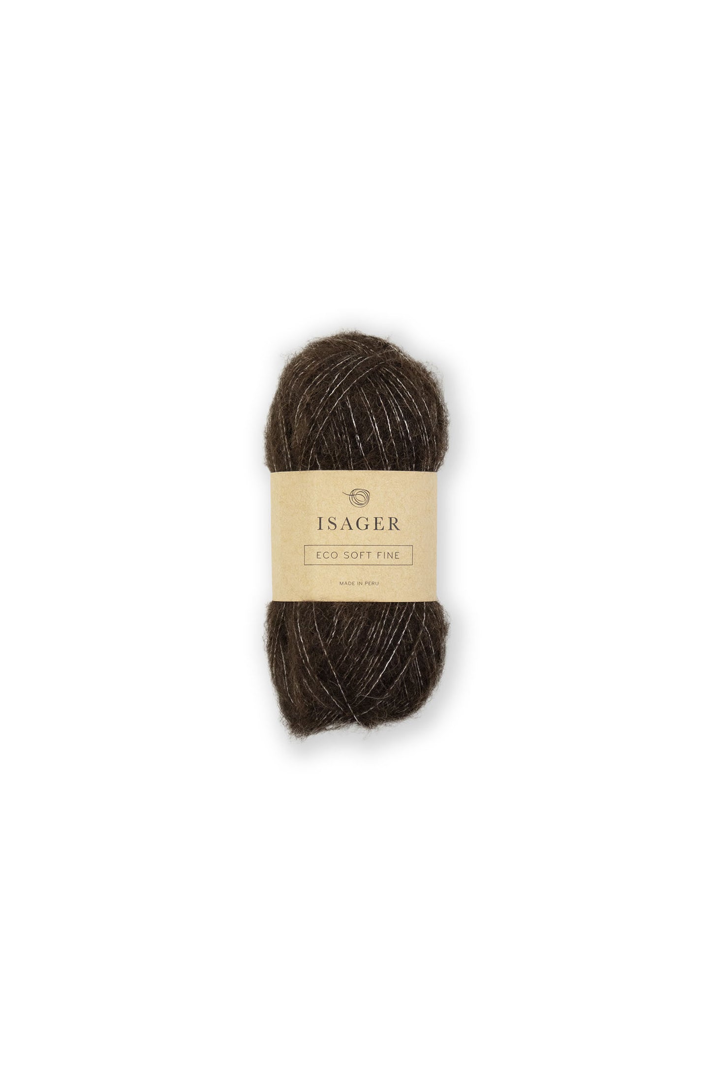 Kuvassa on Isager Soft Fine lanka (yarn) värissä E8s.