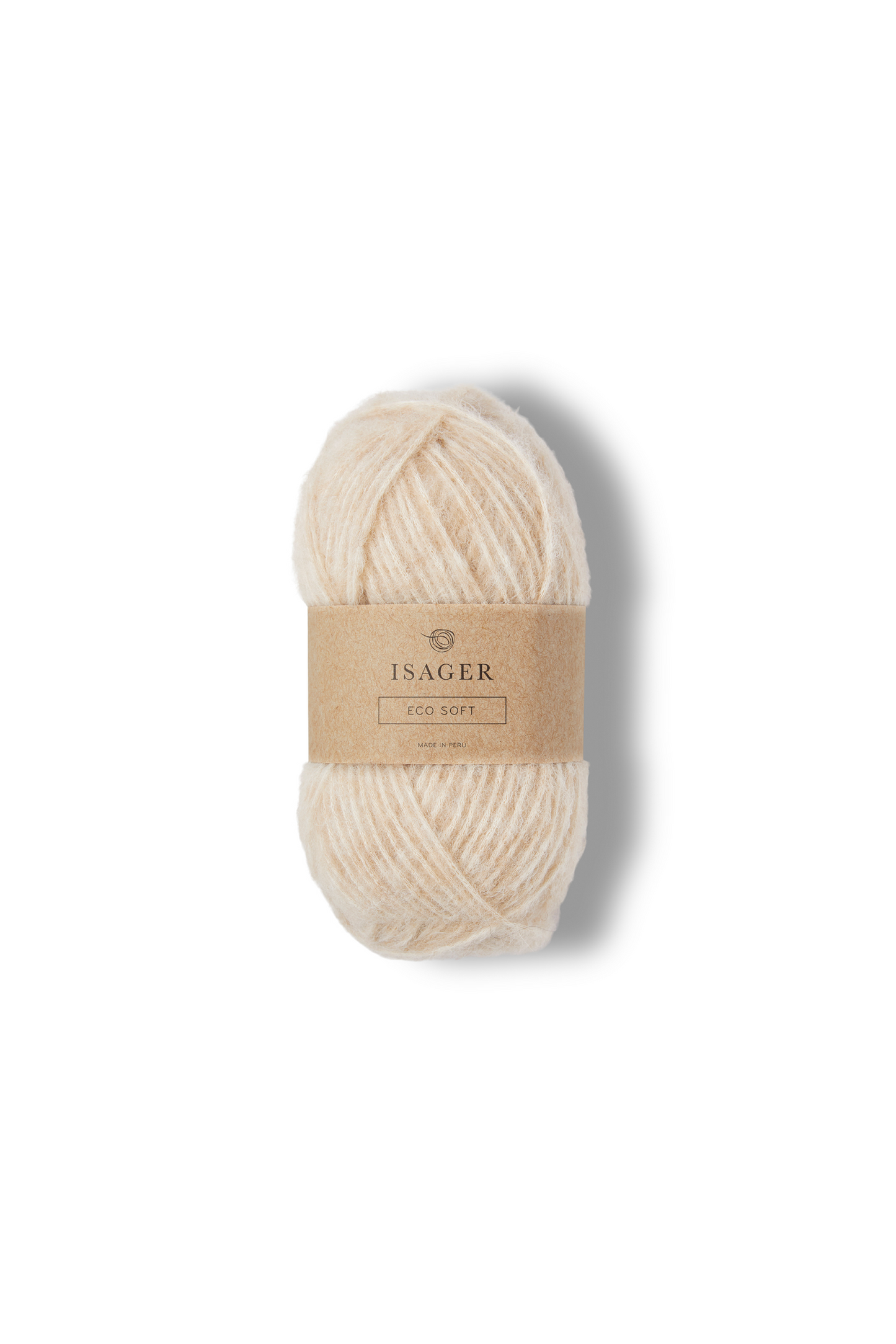 Kuvassa on Isager Soft -lanka (yarn) värissä E6s.