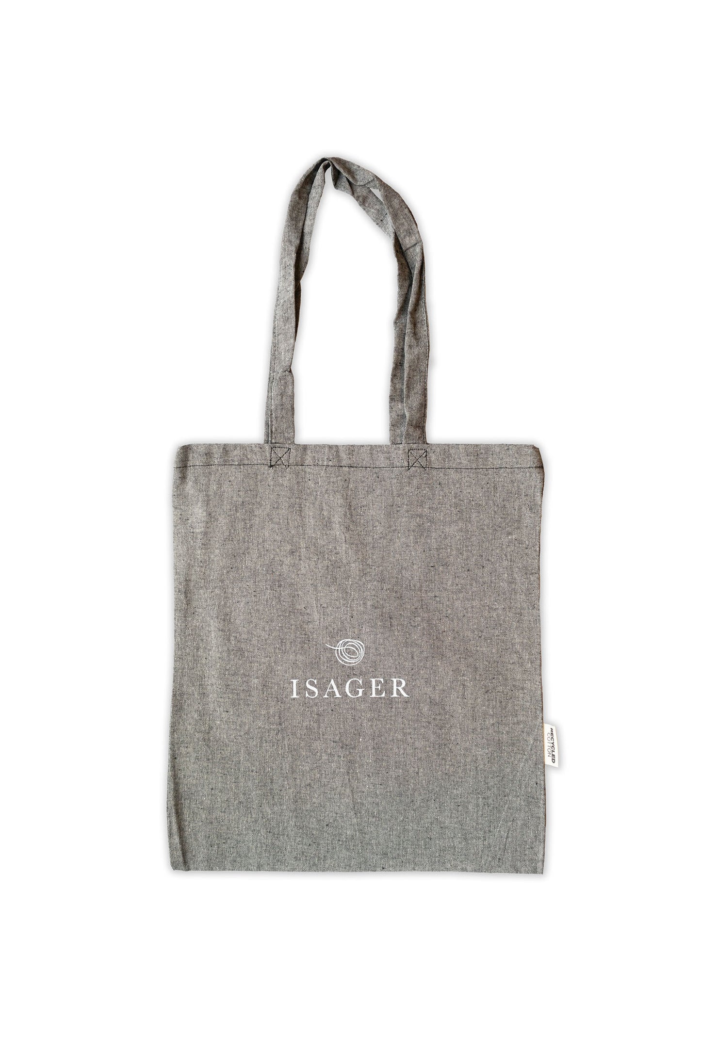 Kuvassa on Isager kangaskassi (tote bag).
