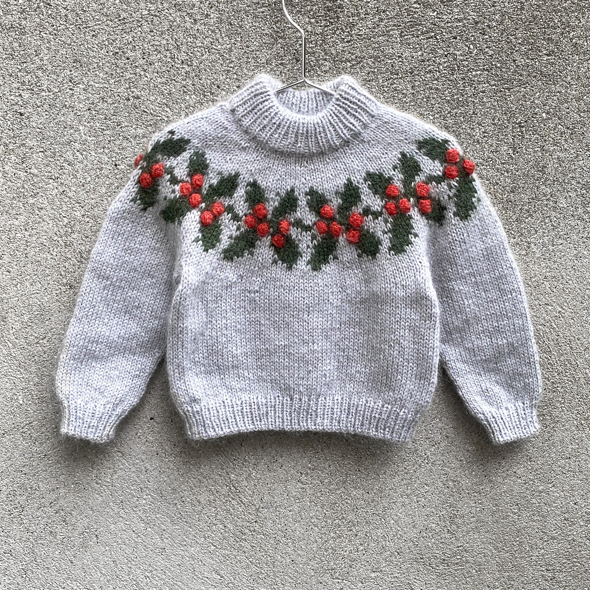 Knitting for Olive Holly Sweater Kids pattern lankakauppa Armi yarns