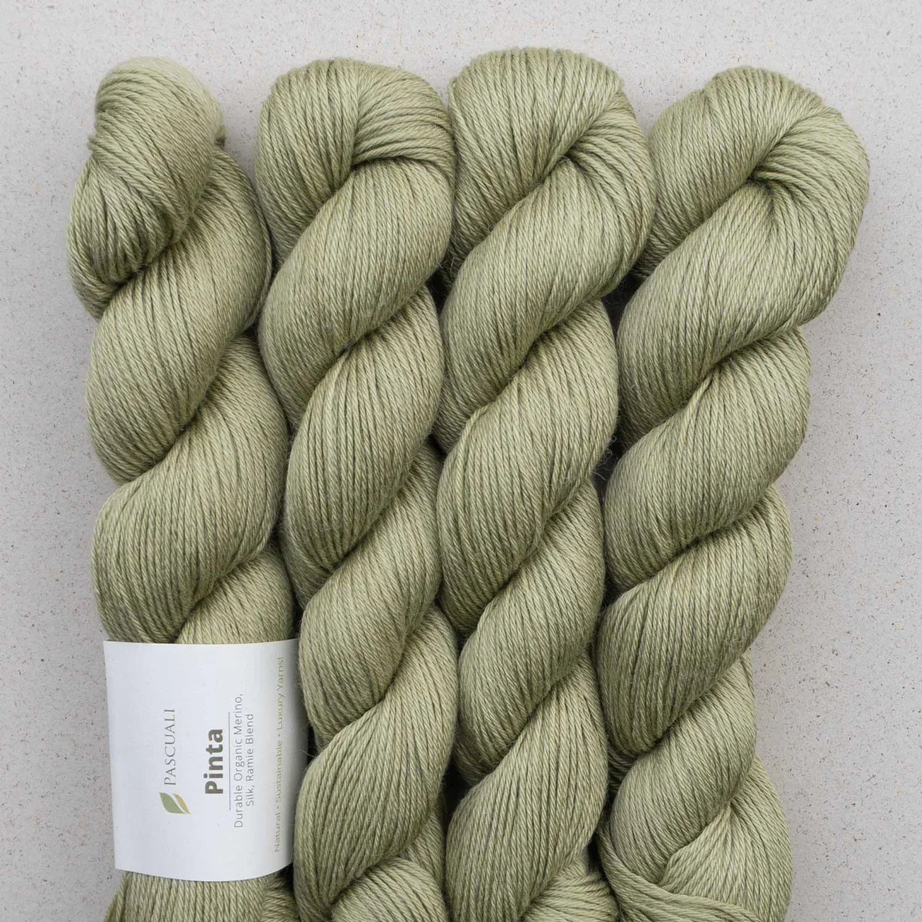 Kuvassa on Pascuali Pinta -lanka (yarn) värissä Pistachio.