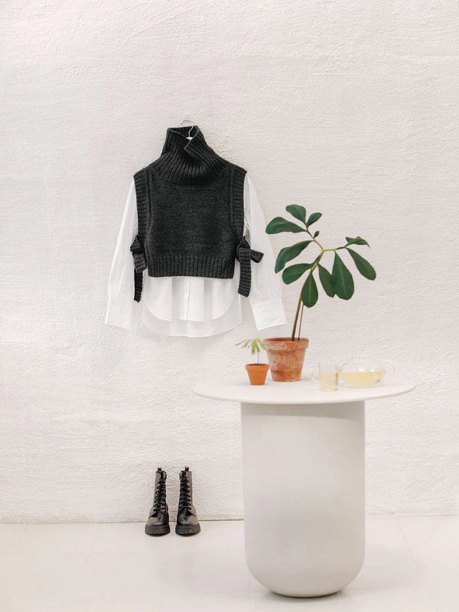 Kuvassa on Sandnes Garn Amy Slipover -neuleohje (pattern).