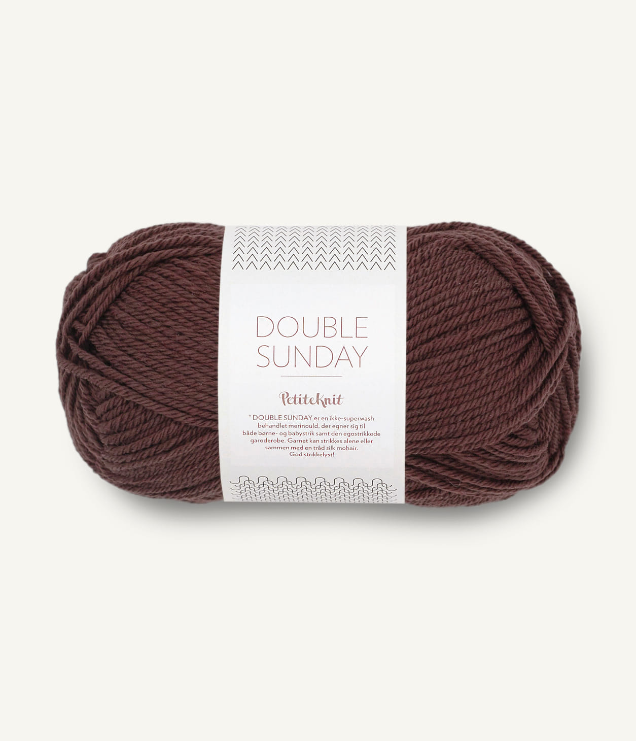 Kuvassa on Sandnes Garn Double Sunday -lanka (yarn) värissä PK Coffee Bean.