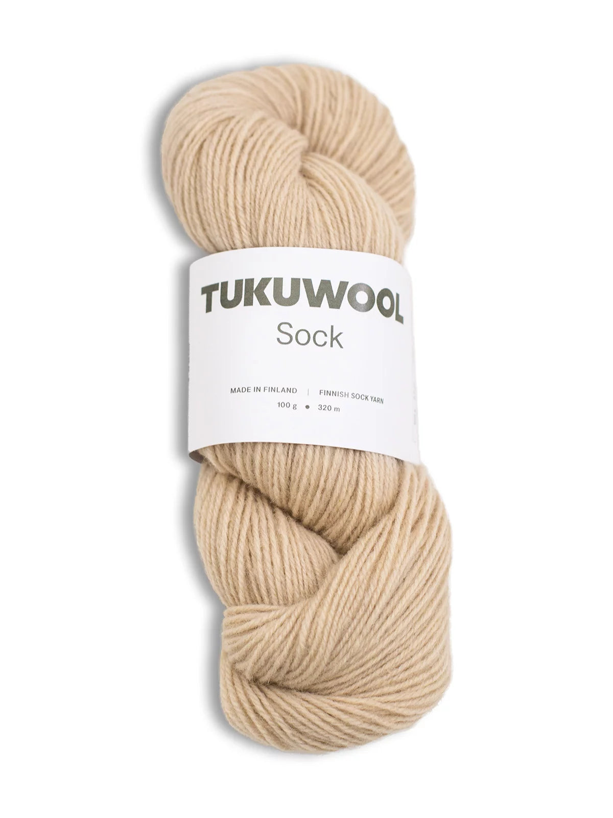 Kuvassa on TukuWool Sock -sukkalanka värissä Manna.