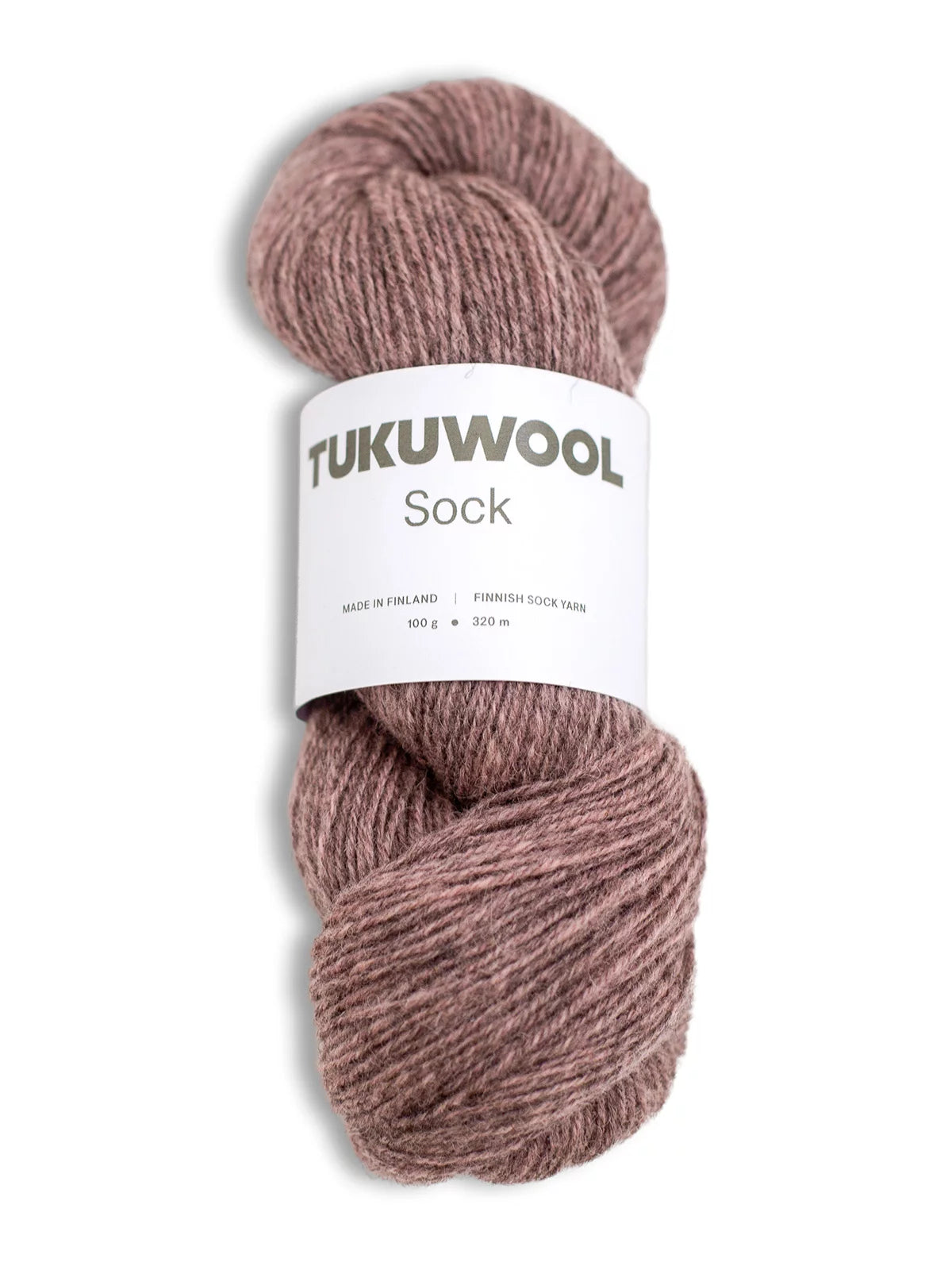 Kuvassa on TukuWool Sock -sukkalanka värissä Ujo.