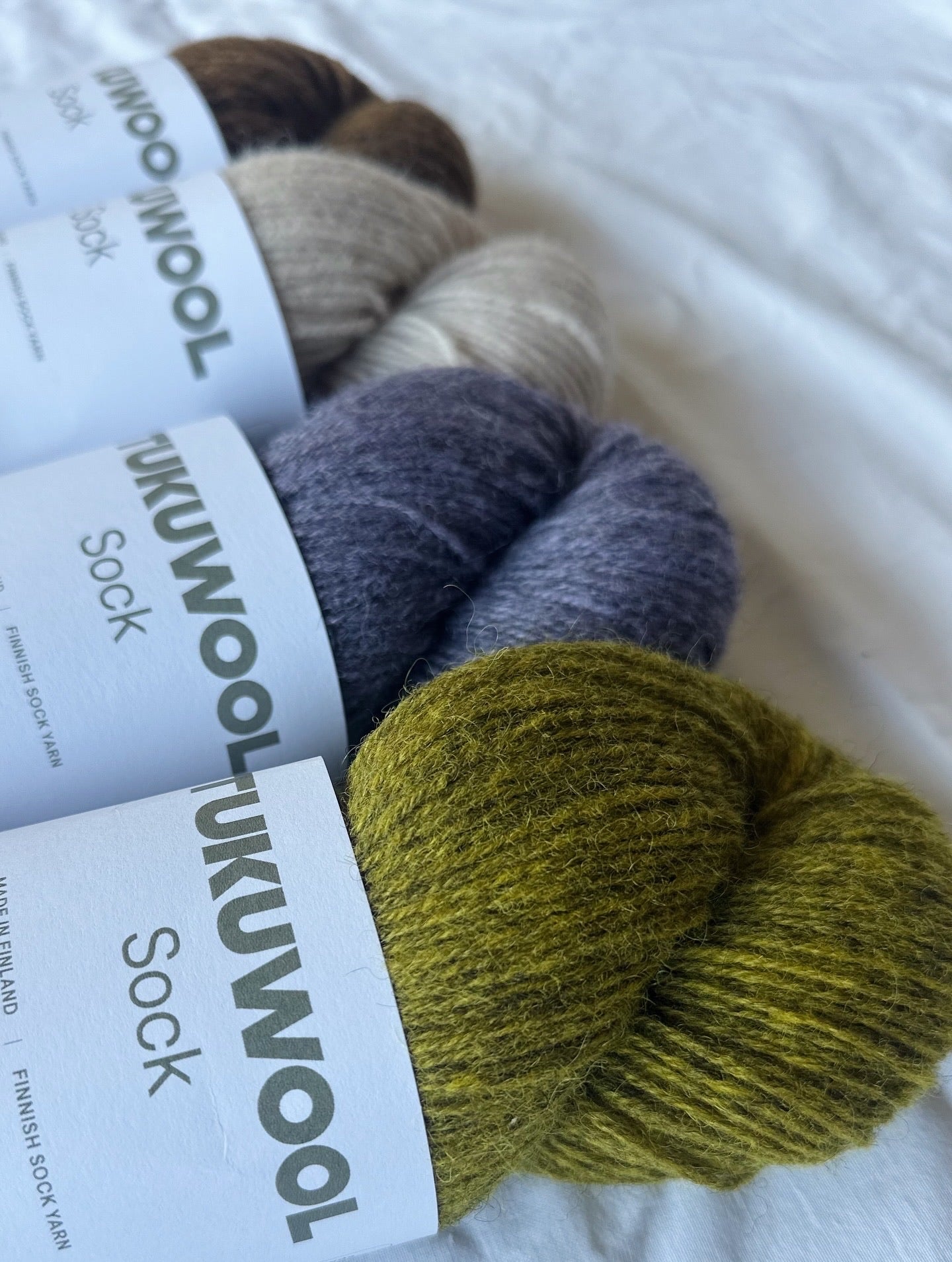 Kuvassa on TukuWool Sock -sukkalankoja.