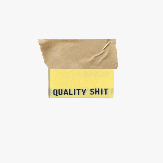Quality Shit -kangasmerkit 6kpl/pakkaus