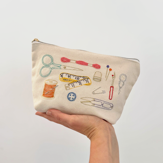 DIY projektipussi kirjontaan käsityöharrastajalle