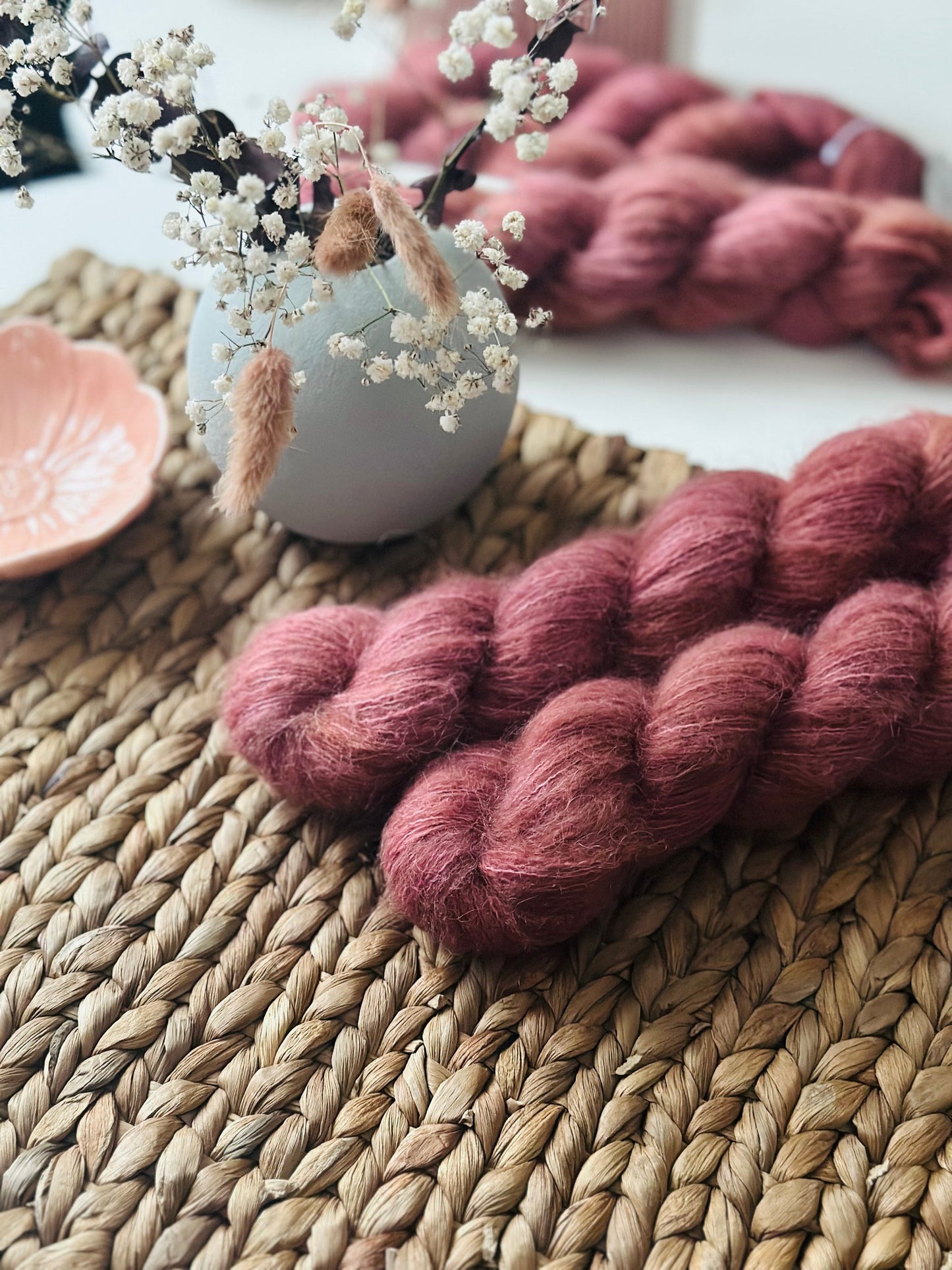 Laurelknits Udu Lite wool alpaca silk yarn 50 g