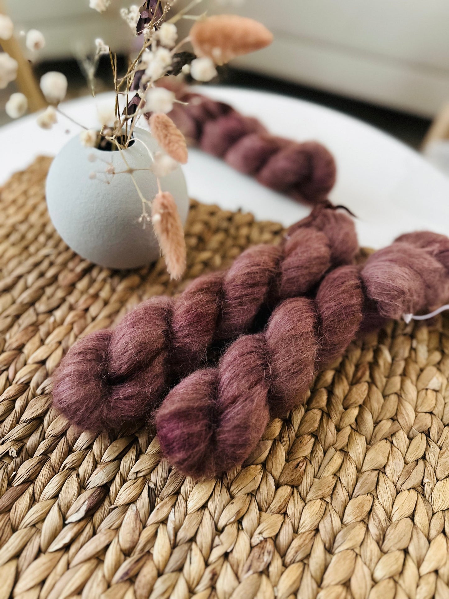 Laurelknits Udu Lite wool alpaca silk yarn 50 g