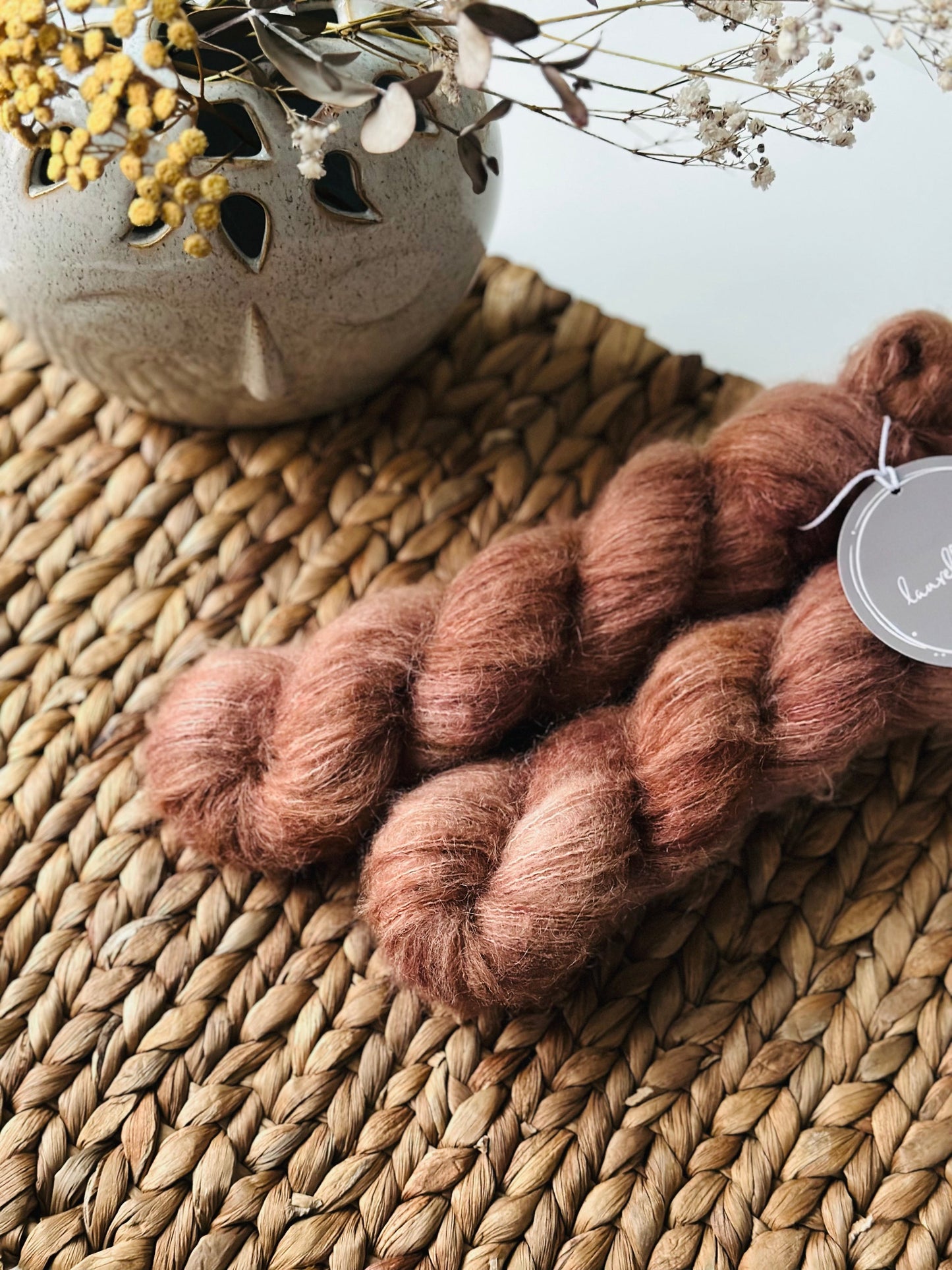 Laurelknits Udu Lite wool alpaca silk yarn 50 g