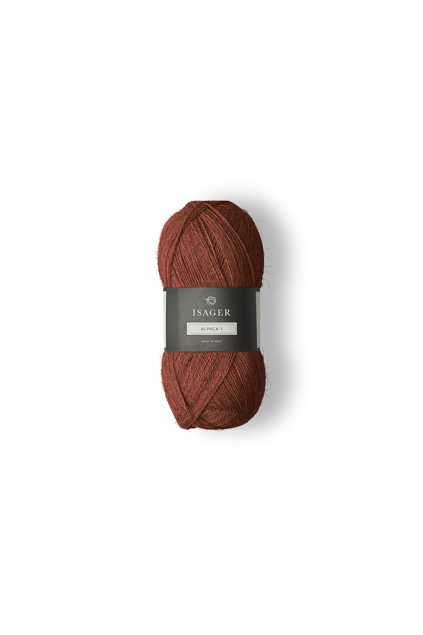 Kuvassa on Isager Alpaca 1 -lanka (yarn) värissä 33.