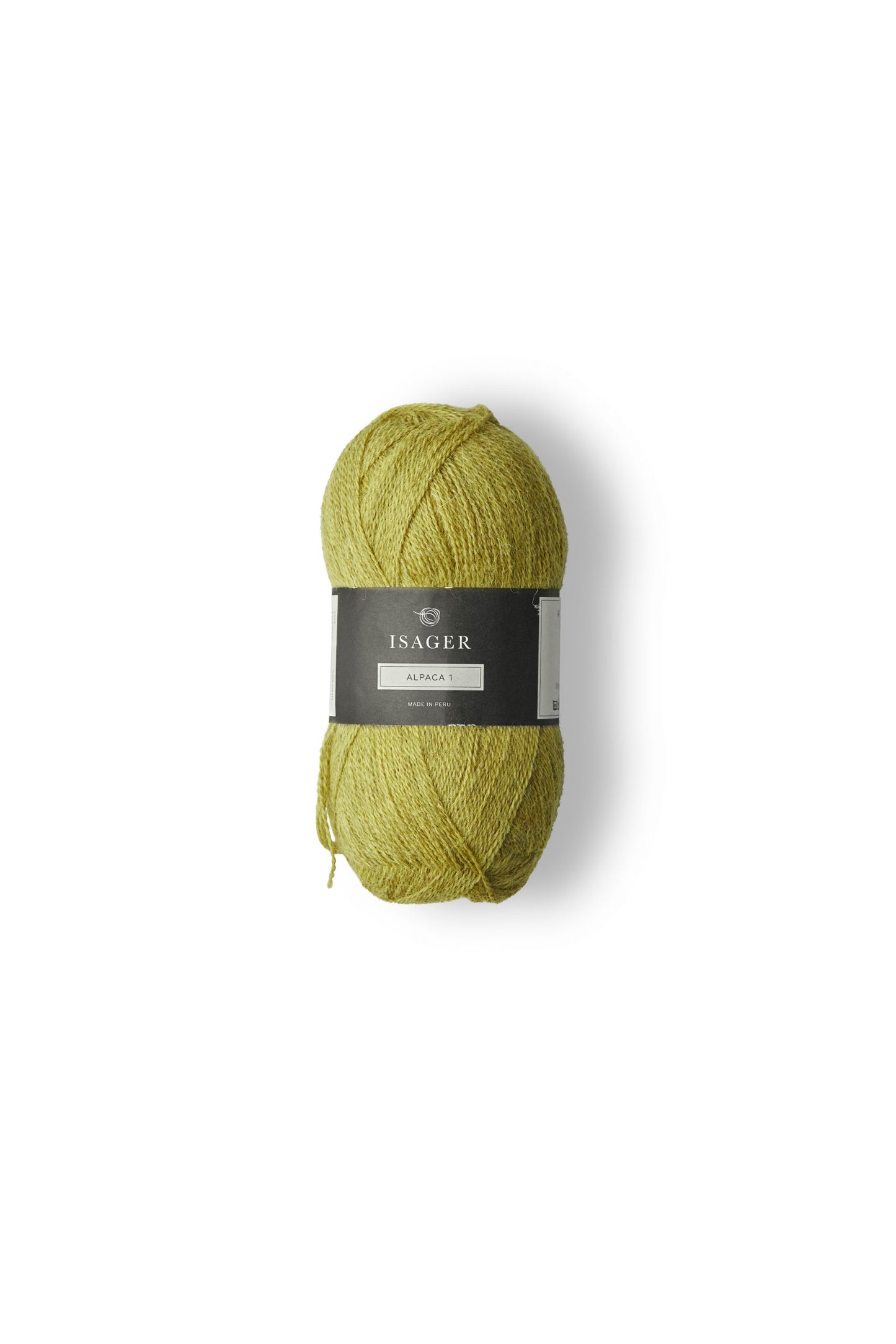 Kuvassa on Isager Alpaca 3 -lanka (yarn) värissä 40.