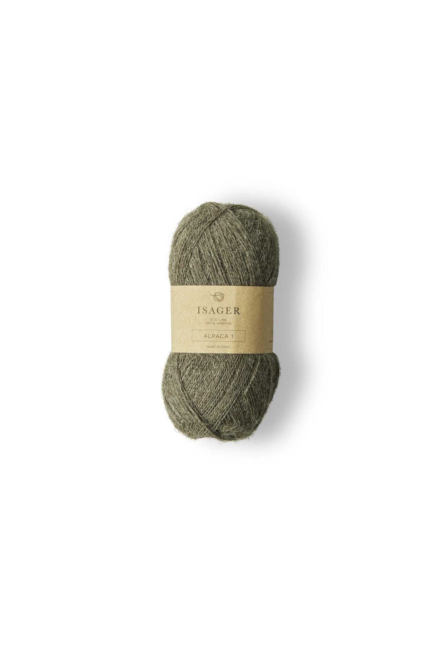 Kuvassa on Isager Alpaca 3 -lanka (yarn) värissä E4s.