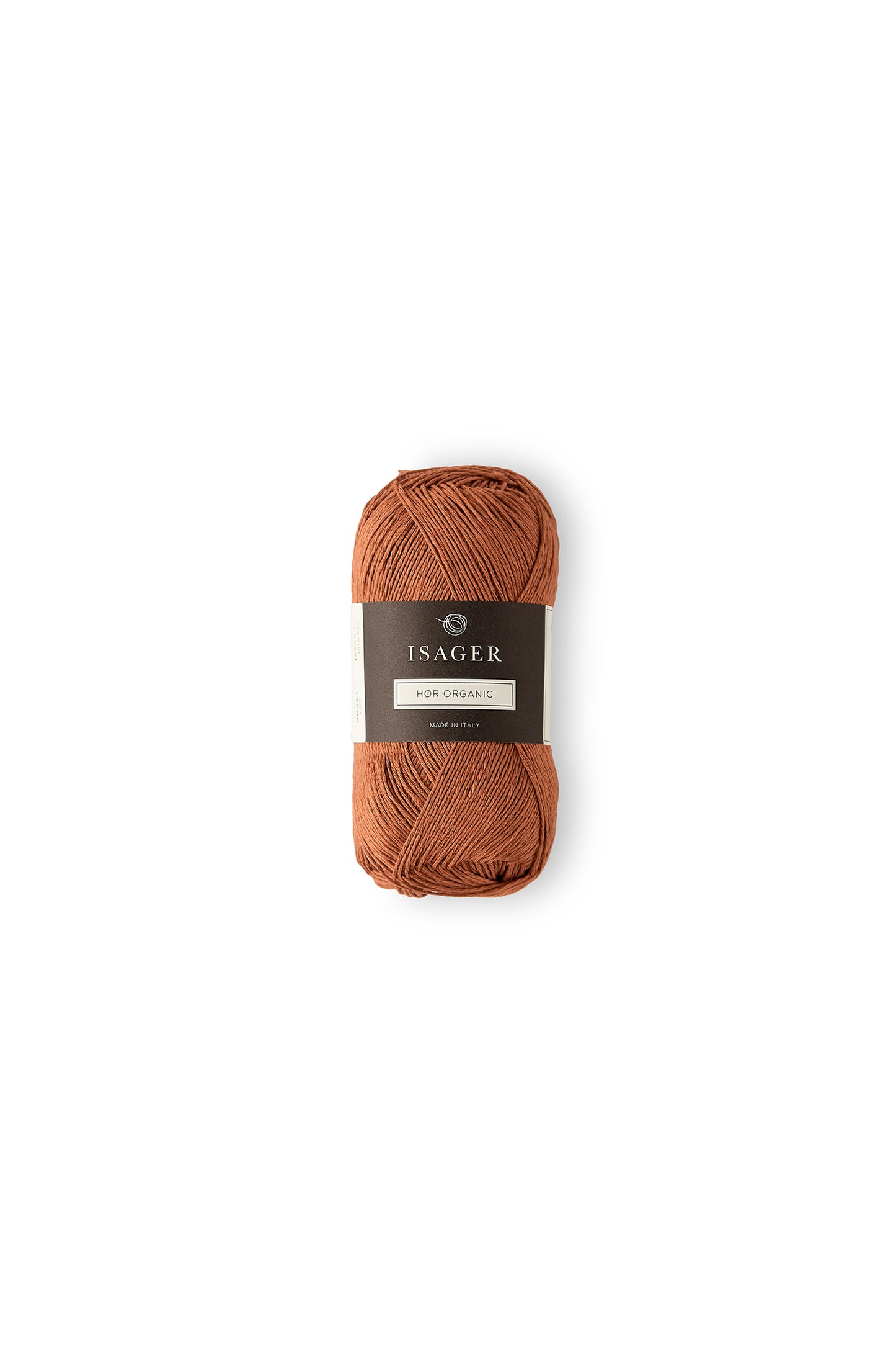 Kuvassa on Isager Hør Organic -lanka värissä Nougat.