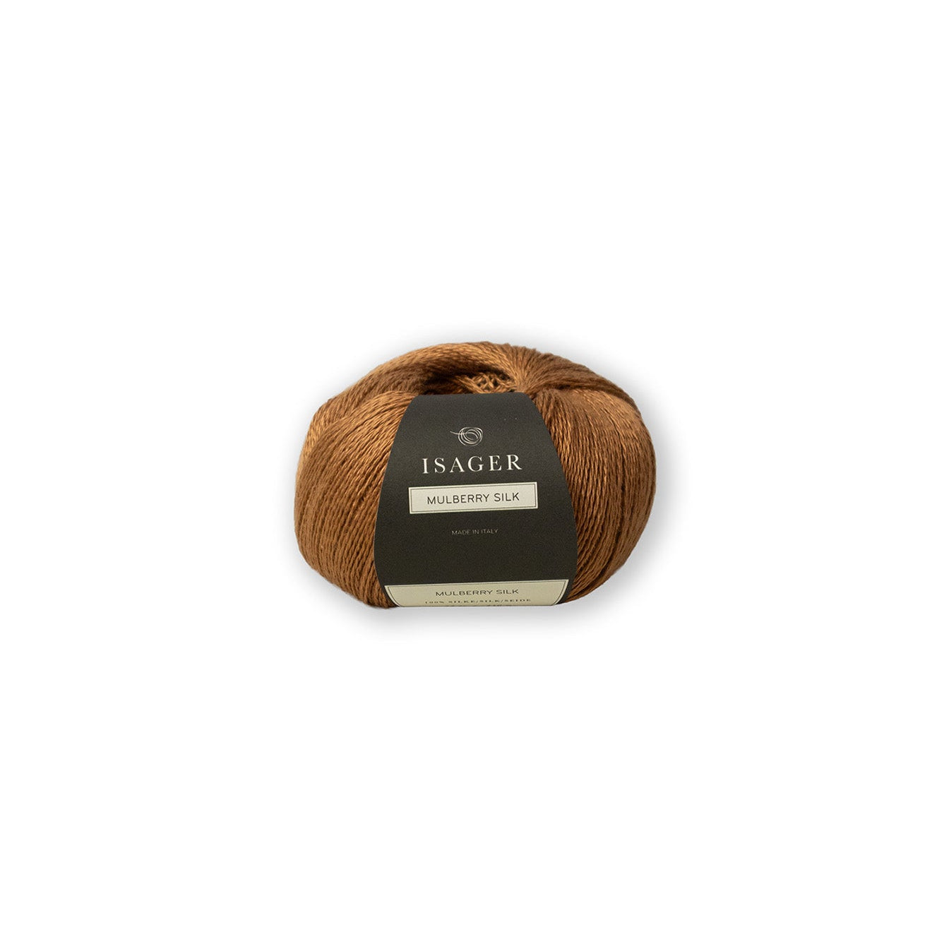 Kuvassa on Isager Mulberry Silk -lanka värissä Nougat.