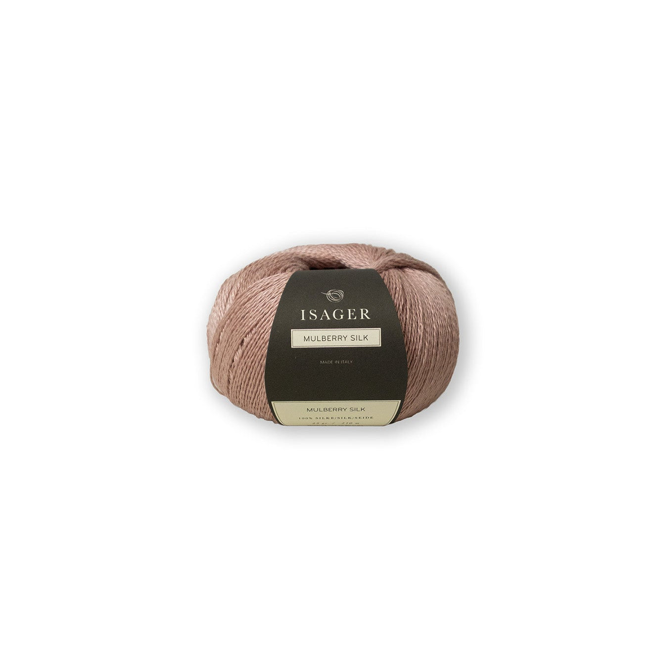 Kuvassa on Isager Mulberry Silk -lanka värissä Powder.
