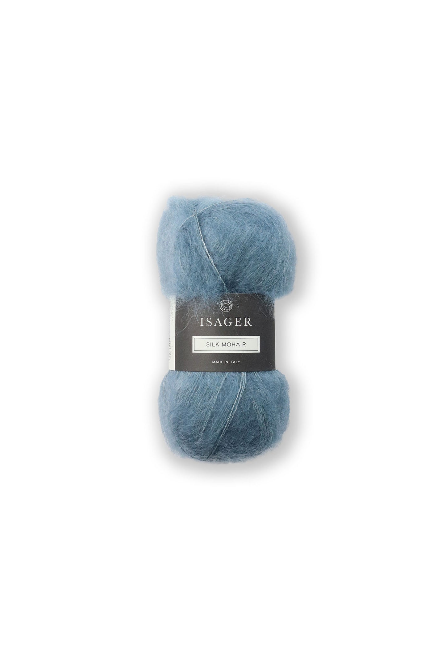 Kuvassa on Isager Silk Mohair -lanka (yarn) värissä 11.