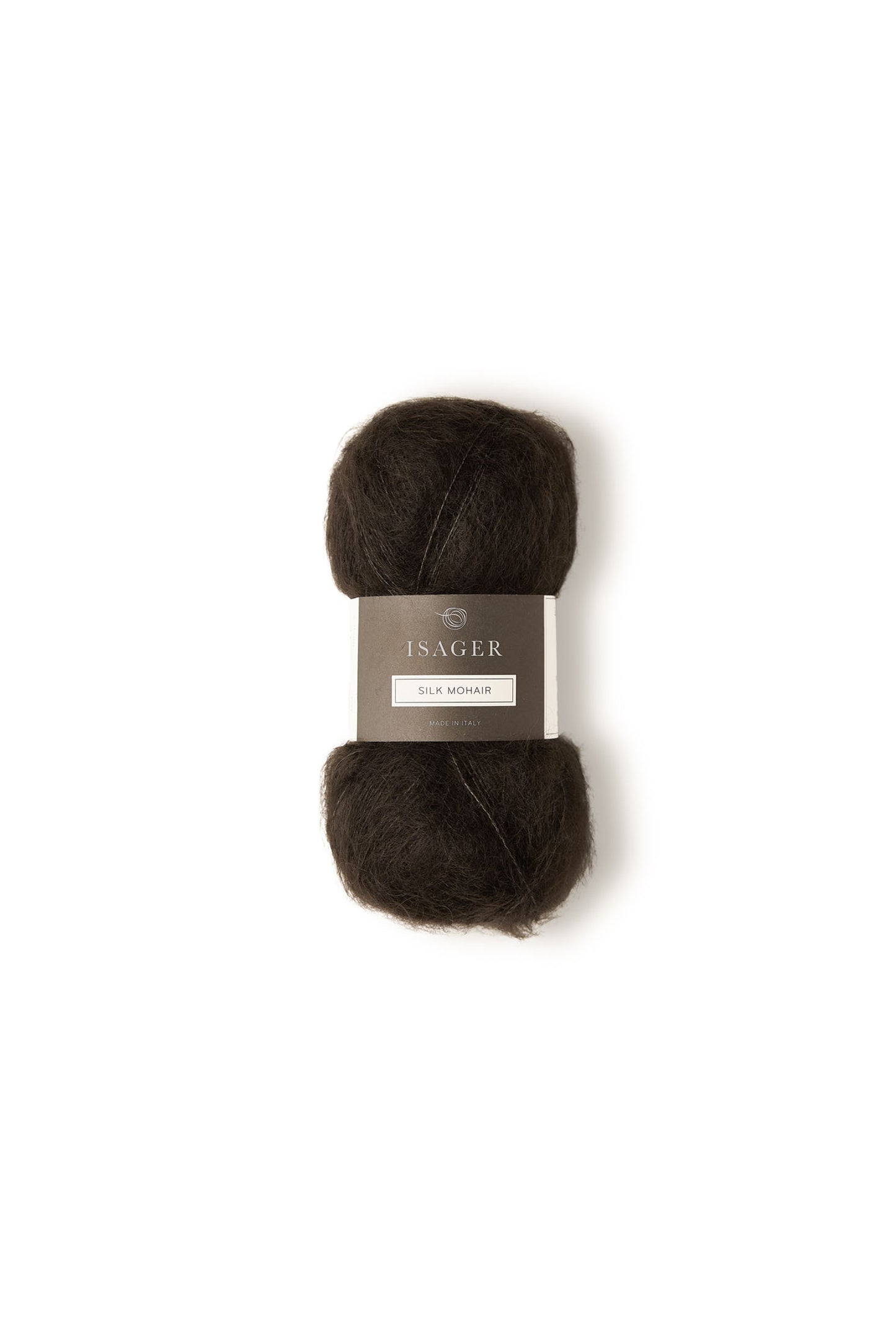 Kuvassa on Isager Silk Mohair -lanka (yarn) värissä 34.