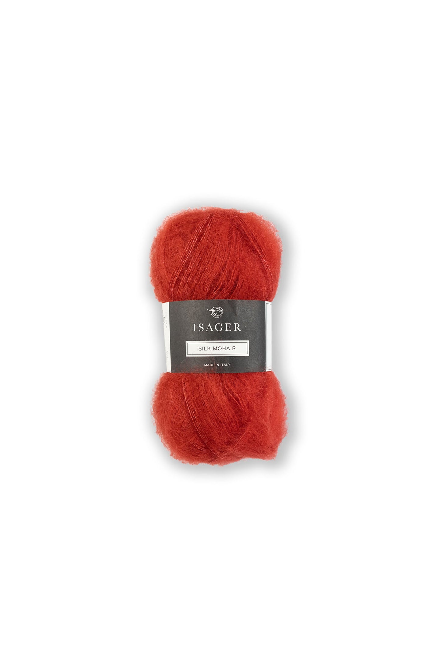 Kuvassa on Isager Silk Mohair -lanka (yarn) värissä 65.