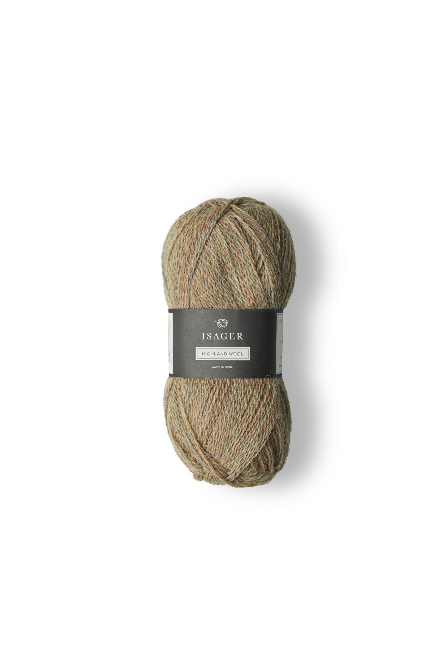 Kuvassa on Isager Highland wool -lankakerä värissä Stone.