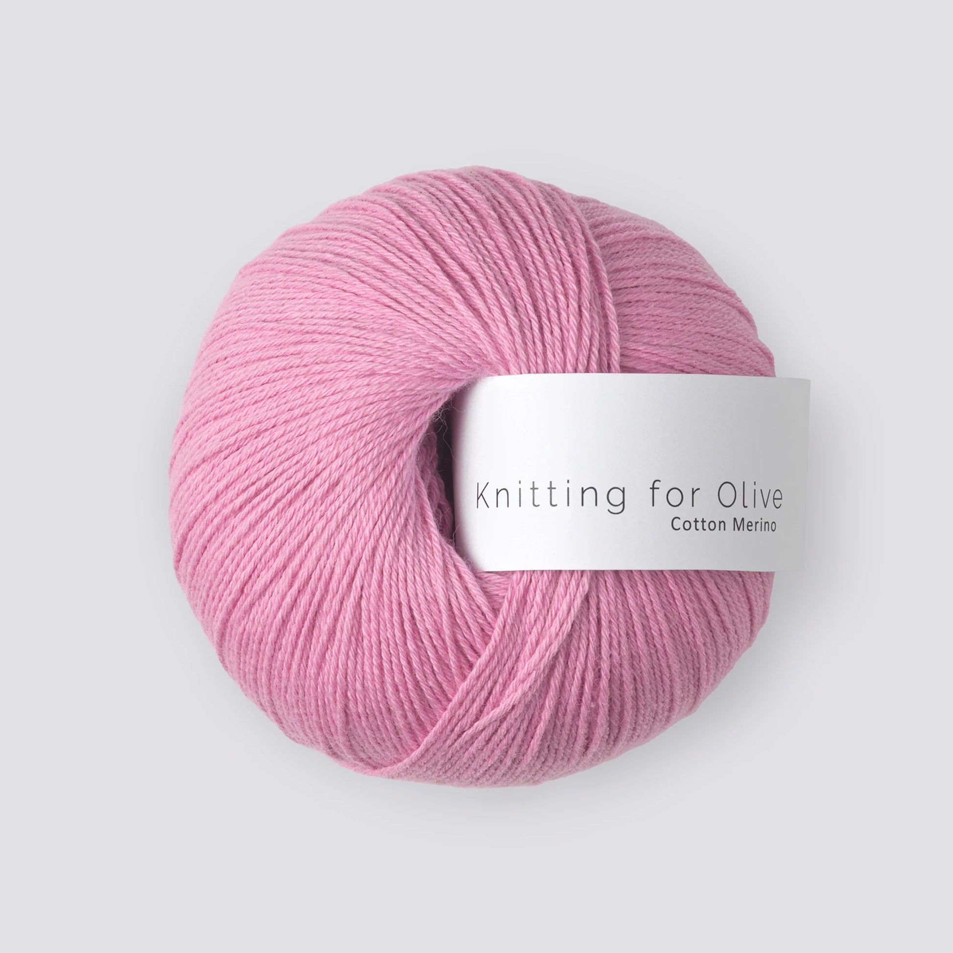 Kuvassa on Knitting for Olive Cotton Merino -lanka värissä Japanese Anemone.