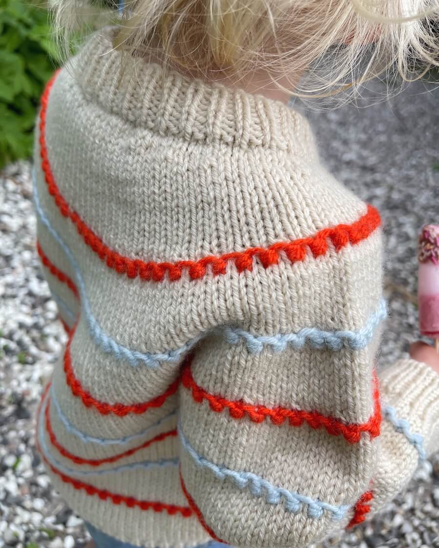 Kuvassa on PetiteKnit Festival Sweater -neuleohje (pattern).