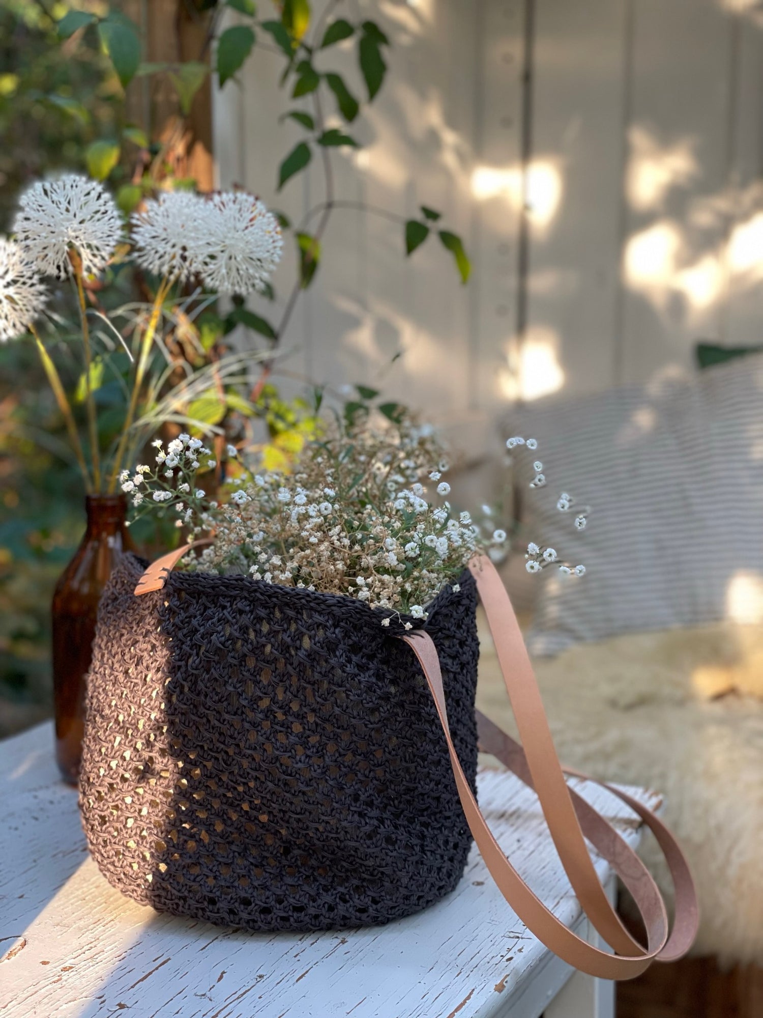 Kuvassa on PetiteKnit Florence Bag -laukun ohje (pattern).