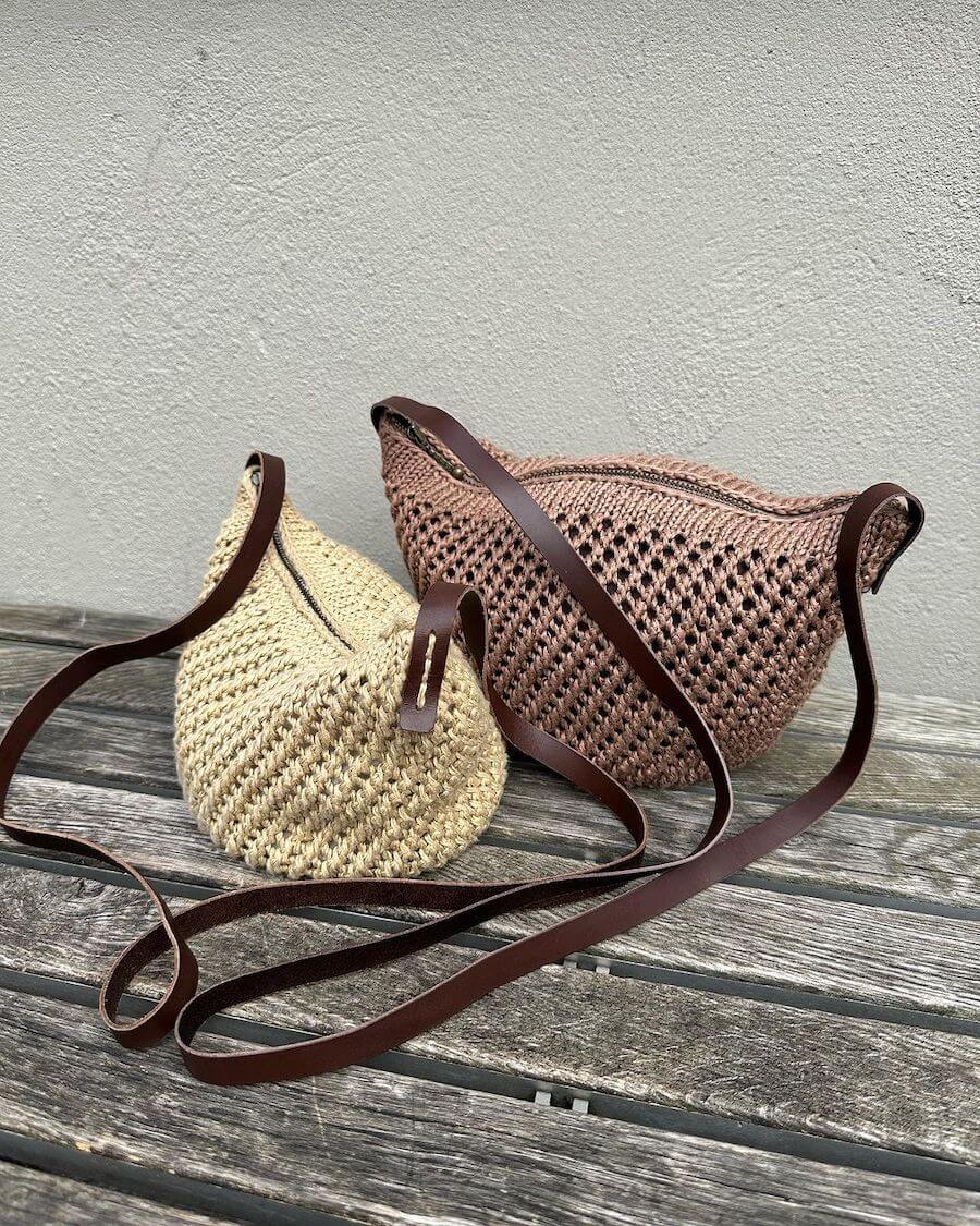 Kuvassa on PetiteKnit Florence Bag -ohje (Armi Yarns).