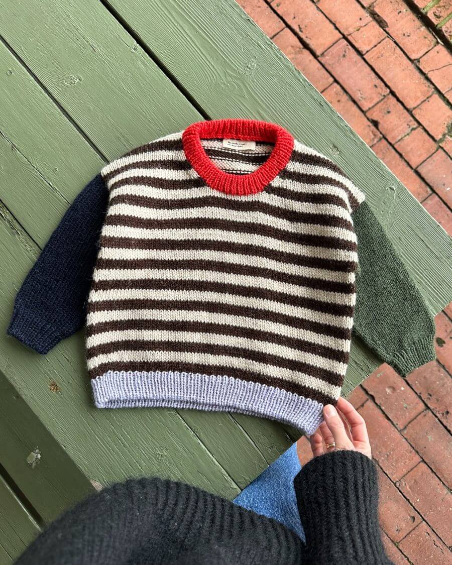 Kuvassa on PetiteKnit Holger Sweater -neuleen ohje (pattern).