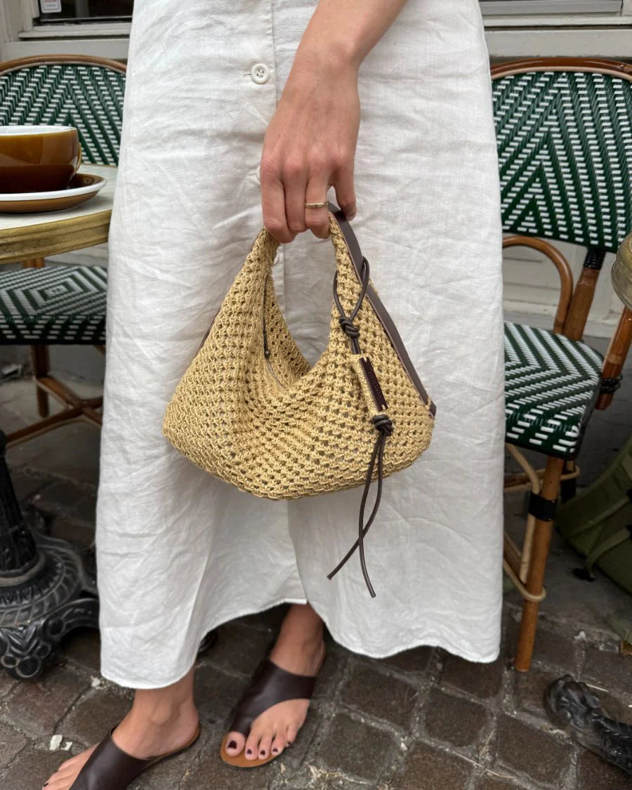 Kuvassa on PetiteKnit Juno Bag -neuleohje (patern).