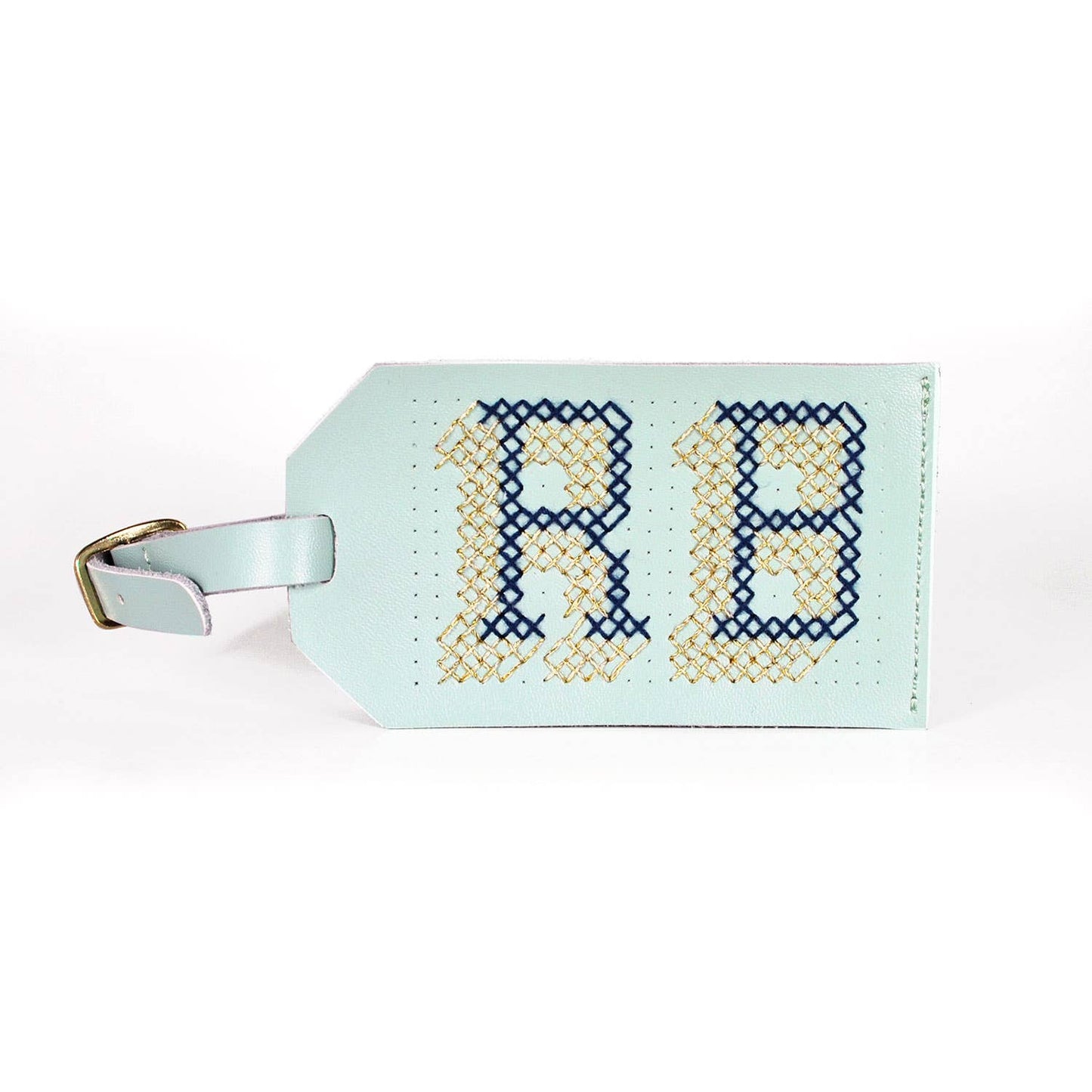 Chasing Threads DIY luggage tag ja ristipistolangat