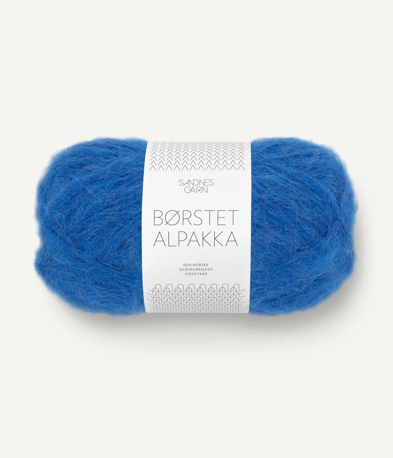 Kuvassa on Sandnes Garn Børstet Alpakka -lanka (yarn) värissä Jolly Blue.