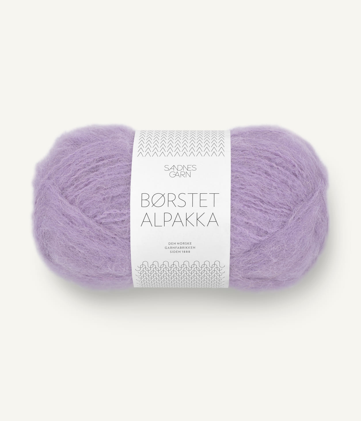 Kuvassa on Sandnes Garn Børstet Alpakka -lanka (yarn) värissä Lilla.