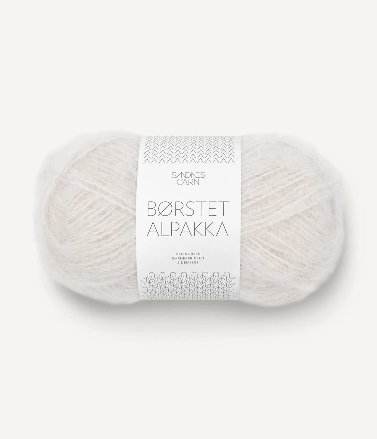 Kuvassa on Sandnes Garn Børstet Alpakka -lanka (yarn) värissä Porselen.