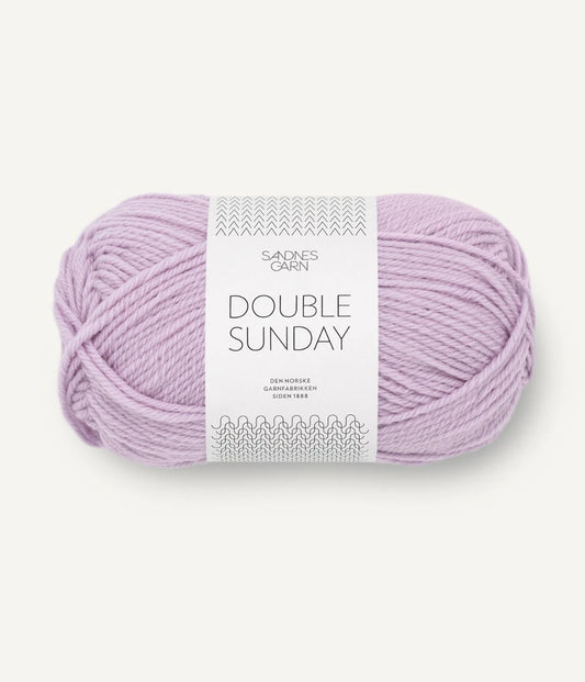 Kuvassa on Sandnes Garn Double Sunday -lanka (yarn) värissä Lilac.