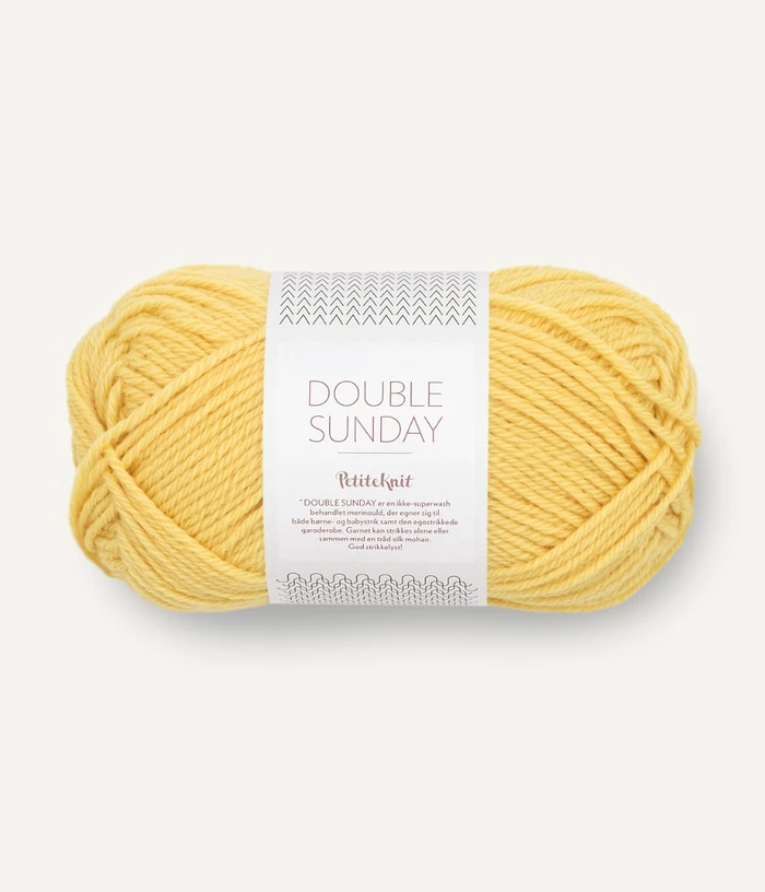 Kuvassa on Sandnes Garn Double Sunday -lanka (yarn) värissä PK Pineapple 2012.