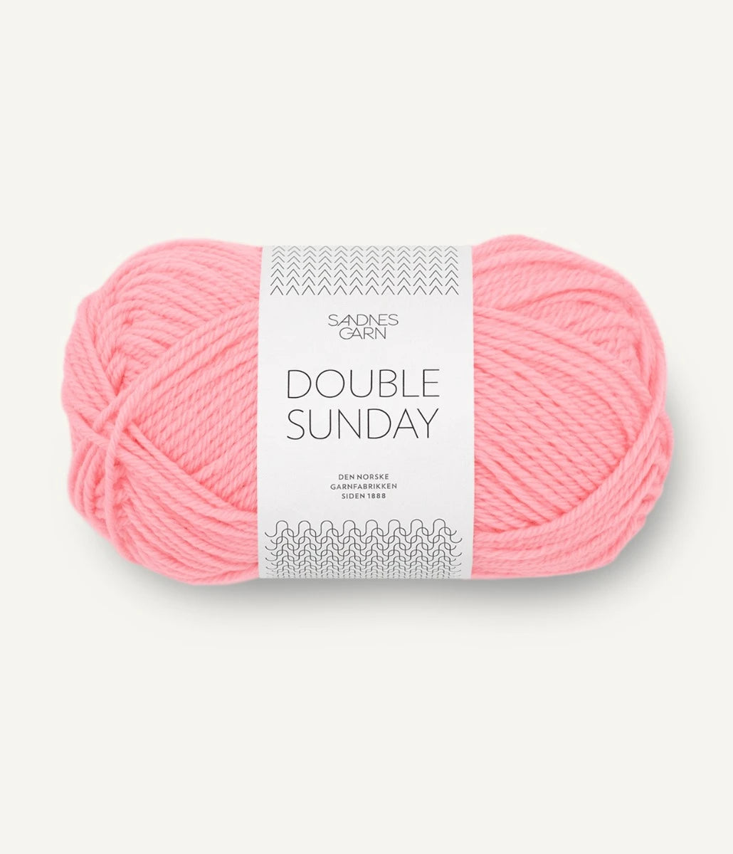 Kuvassa on Sandnes Garn Double Sunday -lanka (yarn) värissä Blossom.