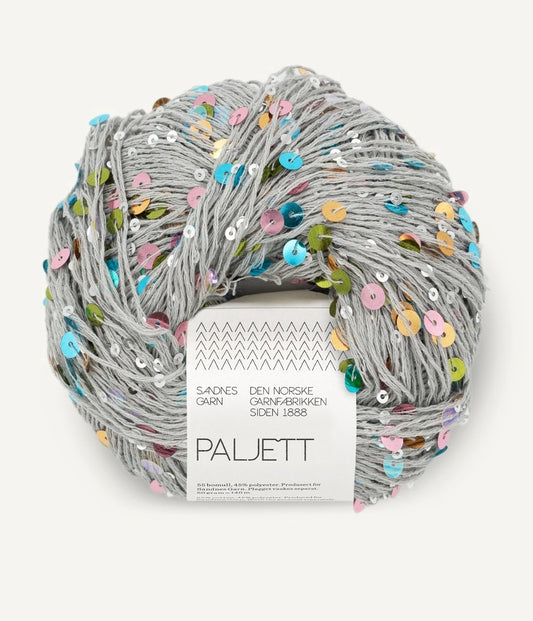 Sandnes Garn Paljett -paljettilanka sävy 1121 Unicorn Twinkle