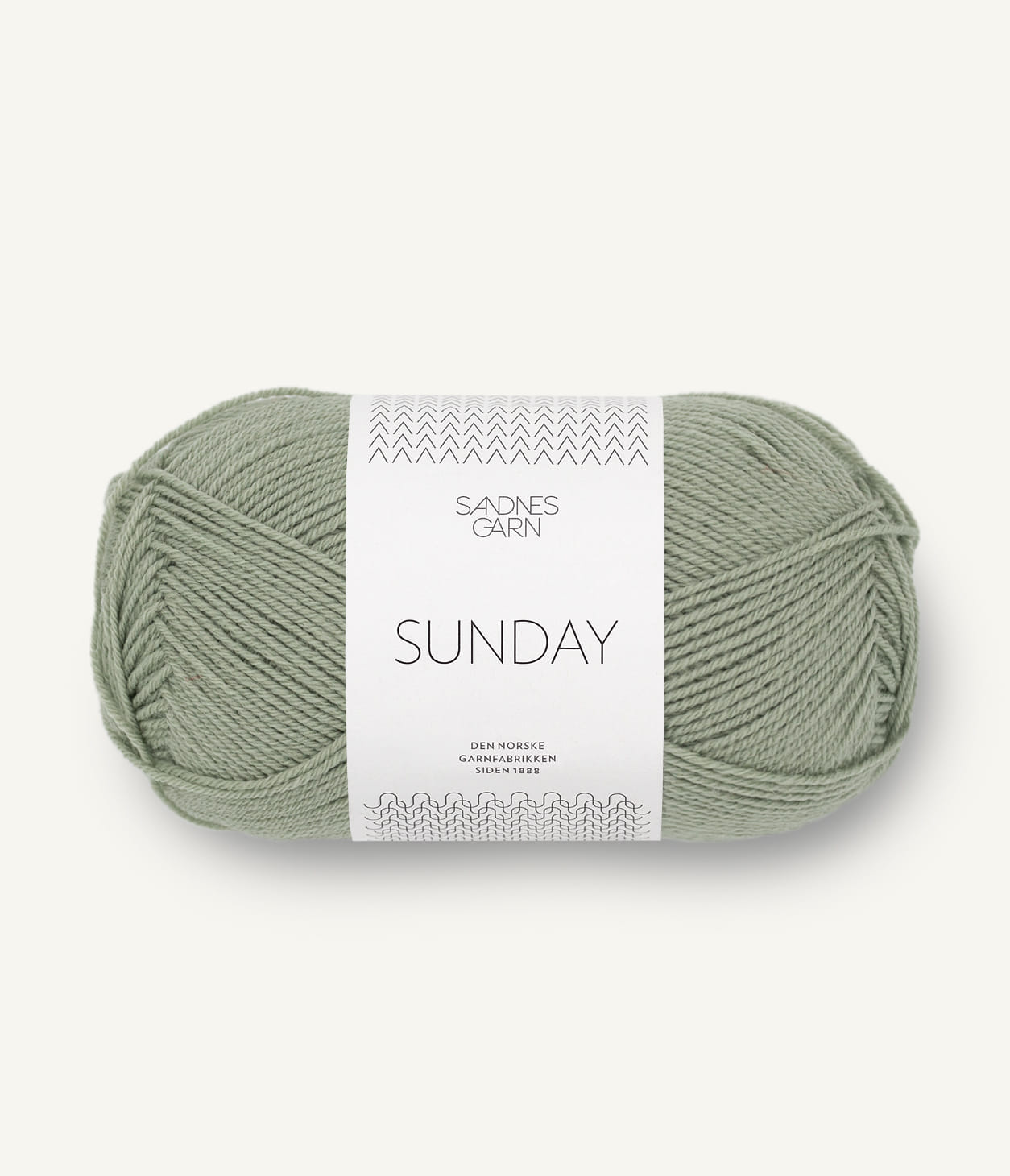 Kuvassa on Sandnes Garn Sunday lanka (yarn) värissä Lys Gronn.