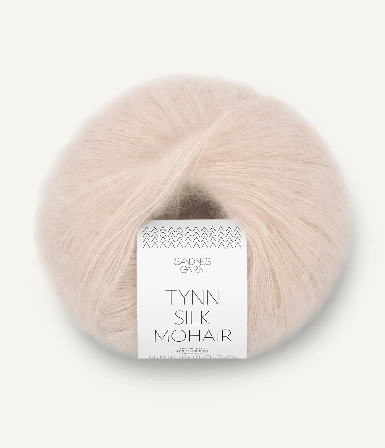 Kuvassa on Sandnes Garn Tynn Silk Mohair -lanka (yarn) värissä Kitt.