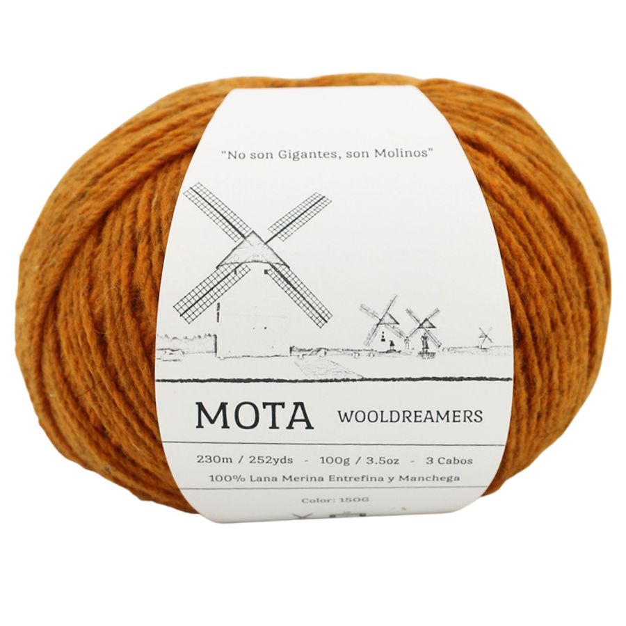 Kuvassa on Wool Dreamers Mota -lanka (yarn) värissä 150G.